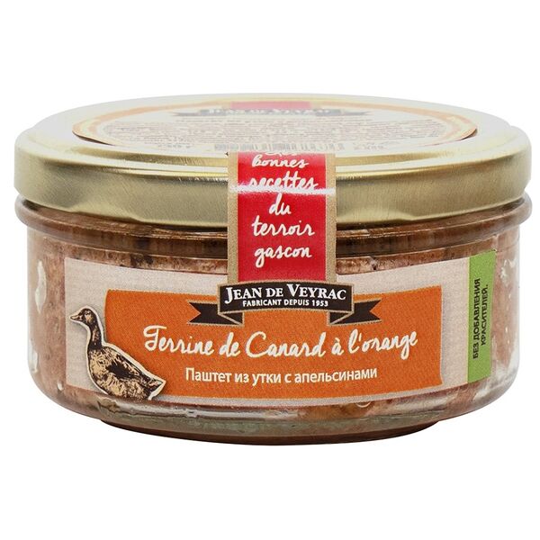Паштет из утки Jean de Veyrac с апельсинами