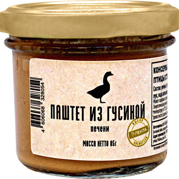 Паштет ЛЕНТА из гусиной печени