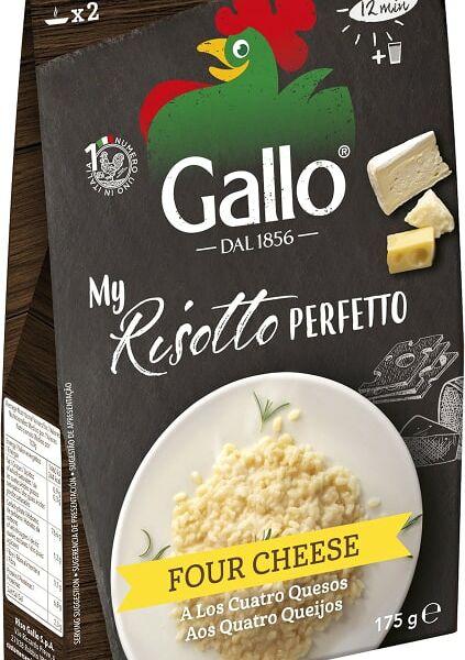 Рис Gallo Ризотто четыре сыра 175г