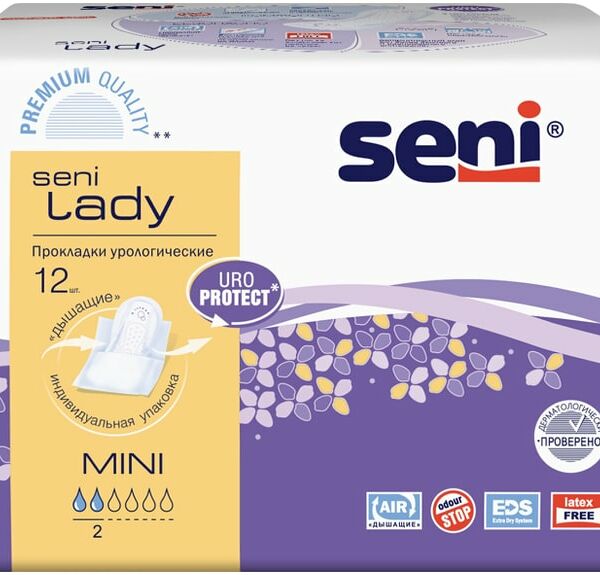 Прокладки Seni Lady Mini урологические 12шт
