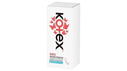 Прокладки ежедневные Kotex Deo ультратонкие 20 шт