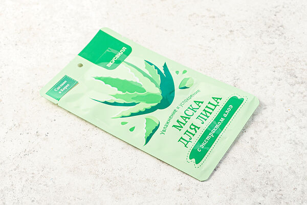 Маска для лица с экстрактом алоэ