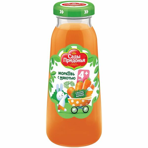Нектар Сады Придонья морковный с мякотью