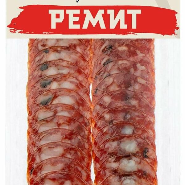 Колбаса сырокопченая Ремит с черносливом нарезка 70 г
