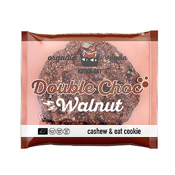 Печенье безглютеновое Kookie cat Двойной шоколад-Грецкий орех (веган) 50г, Болгария