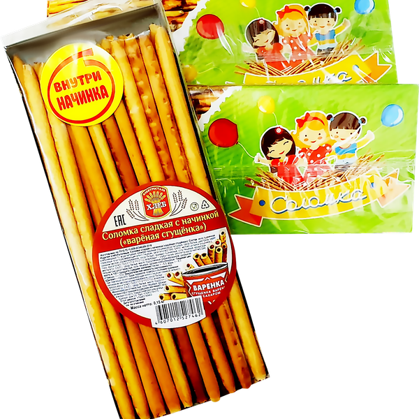 Соломка сладкая ЭлектростальХлеб с варёной сгущёнкой