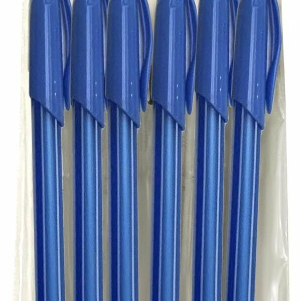 Набор шариковых ручек Surikat синие, 6 шт