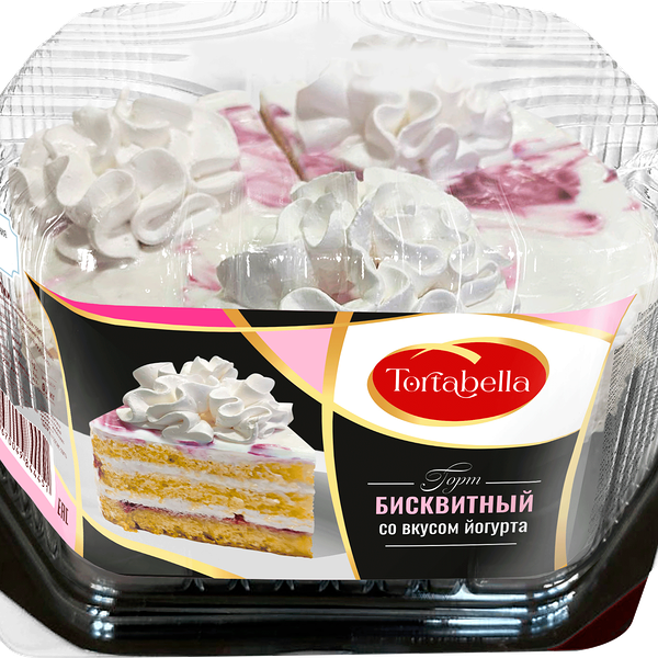 Торт Torta Bella Бисквитный со вкусом йогурта 700 г