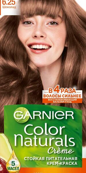Краска для волос Garnier Color Naturals 6.25 Шоколад