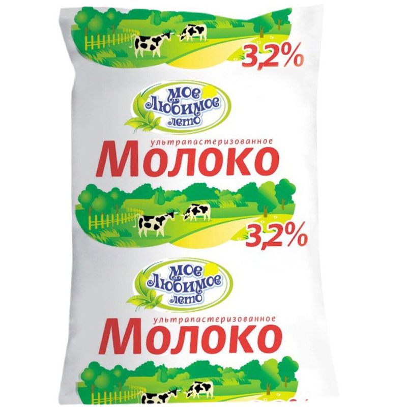 

Молоко Мое Любимое Лето ультрапастеризованное 3.2% 900 мл