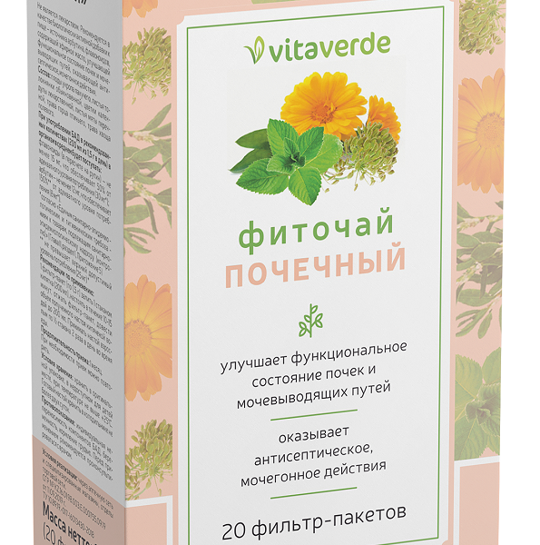 Vitaverde фитосбор почечный Фильтр-пакеты 1,5 г 20 шт