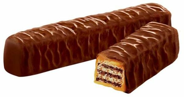 Вафли в карамели в молочно-шоколадной глазури ТМ Яшкино