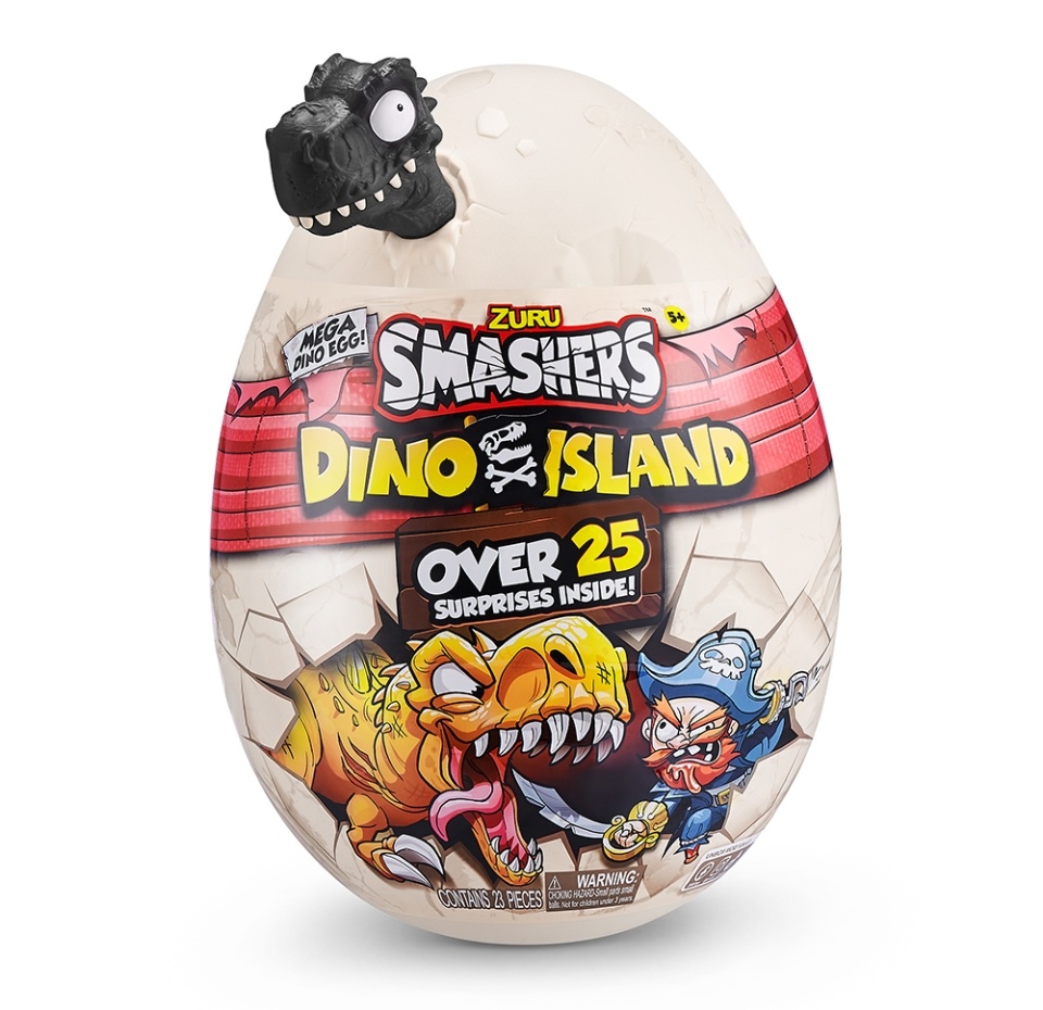 

Игровой набор Zuru Smashers Dino Island сюрприз в яйце большое яйцо 25 сюрпризов в ассортименте, Китай