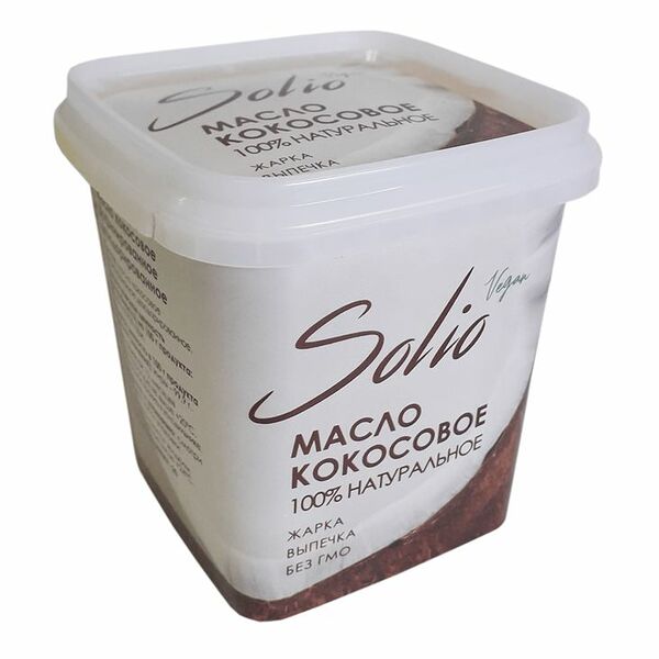 Масло Solio кокосовое жир. 99,9 % в пластиковой бутылке ногинский пк
