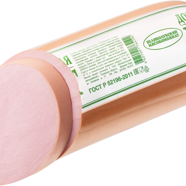 Колбаса МК ВЕЛИКОЛУКСКИЙ Докторская ГОСТ в/с цел з/а вес 