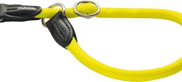 Hunter ошейник-удавка Freestyle Neon 50 см., Жёлтый
