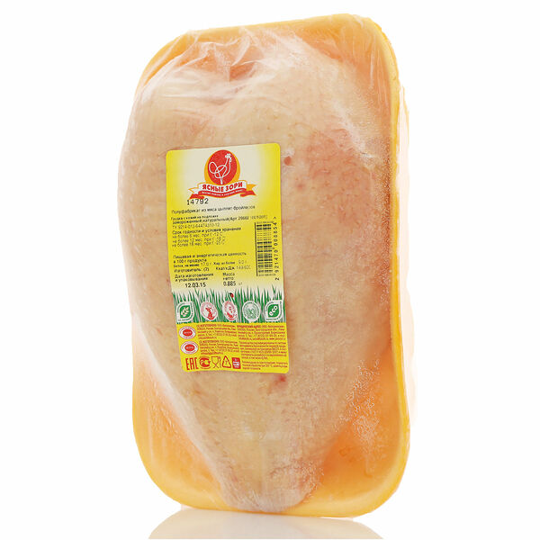 Грудка цыпленка-бройлера замороженная ТМ Ясные Зори