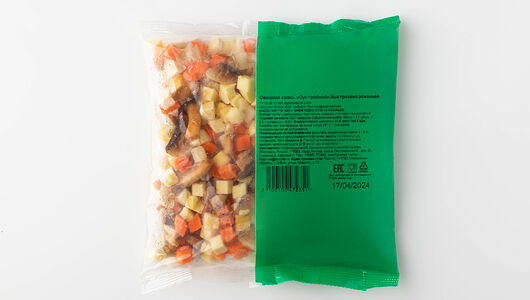 Овощная смесь Суп грибной быстрозамороженная