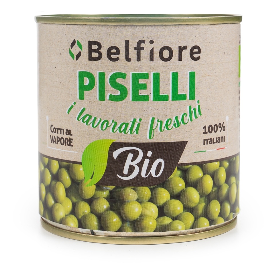 

Горошек молодой консервированный BELFIORE BIO