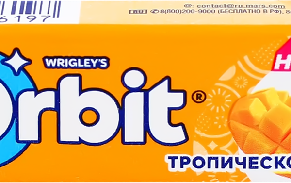 Жевательная резинка Orbit Манго без сахара