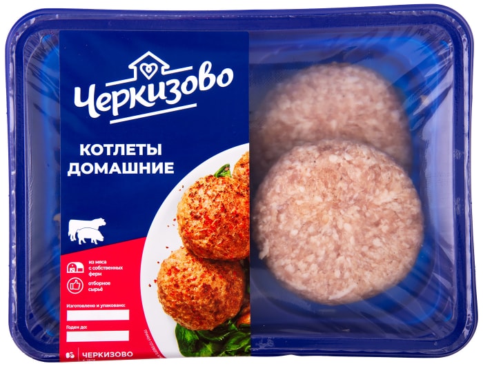 

Котлеты из свинины и говядины Черкизово Домашние охлаждённые 400 г