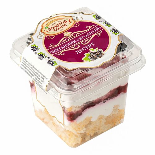 

Десерт Золотой колос сметанник Ягодный, 120г