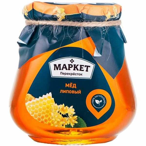 Мёд липовый натуральный Маркет Перекрёсток, 350г