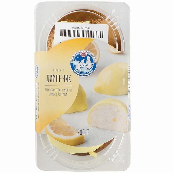 Пирожное Север-Метрополь муссовое Лимончик