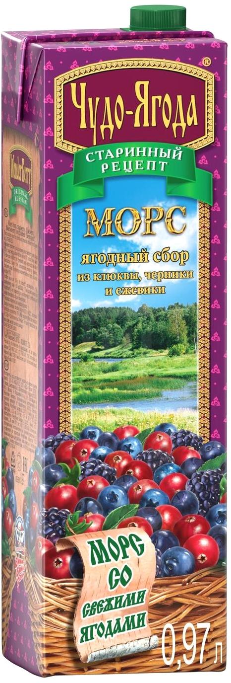 

Морс Чудо-Ягода из клюквы черники и ежевики