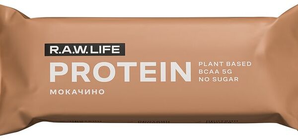 Протеиновый батончик R.A.W. LIFE Мокачино 43г