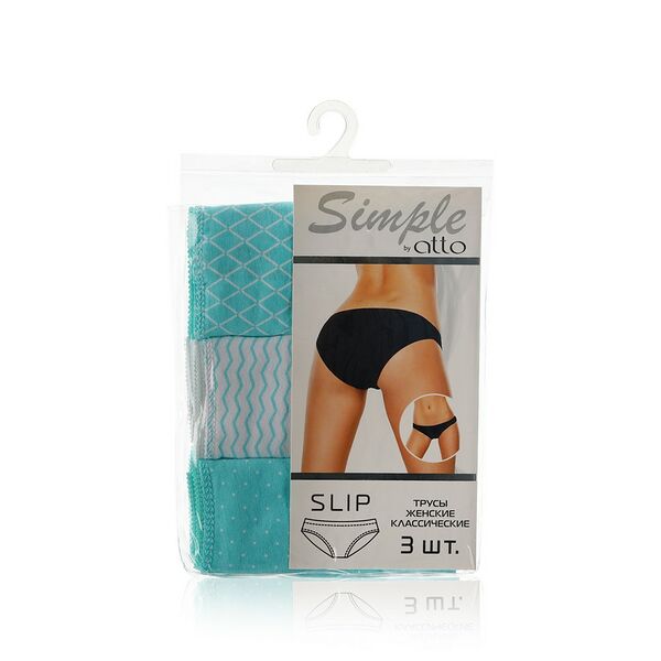 Женские трусы Atto Simple TK-52, M, 3шт