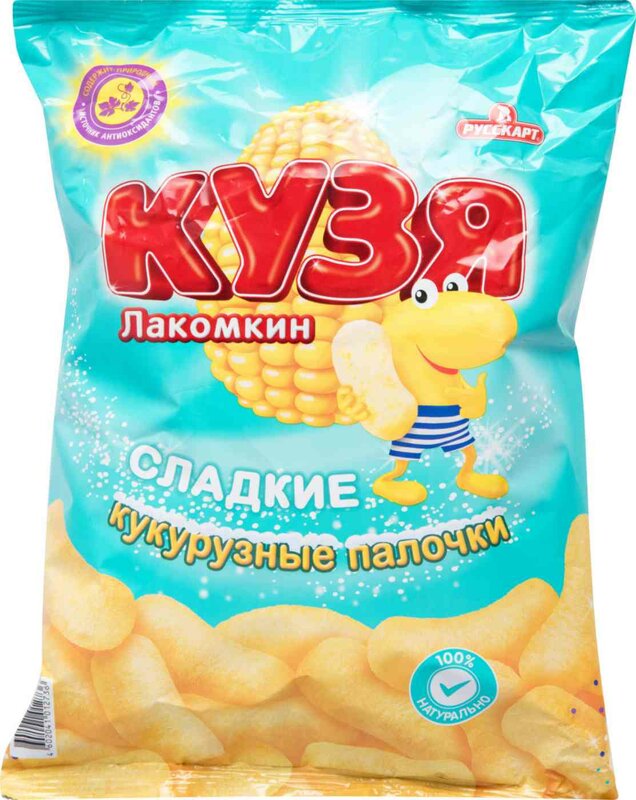 Купить Кукурузные палочки Кузя Лакомкин сладкие по низкой цене с ...