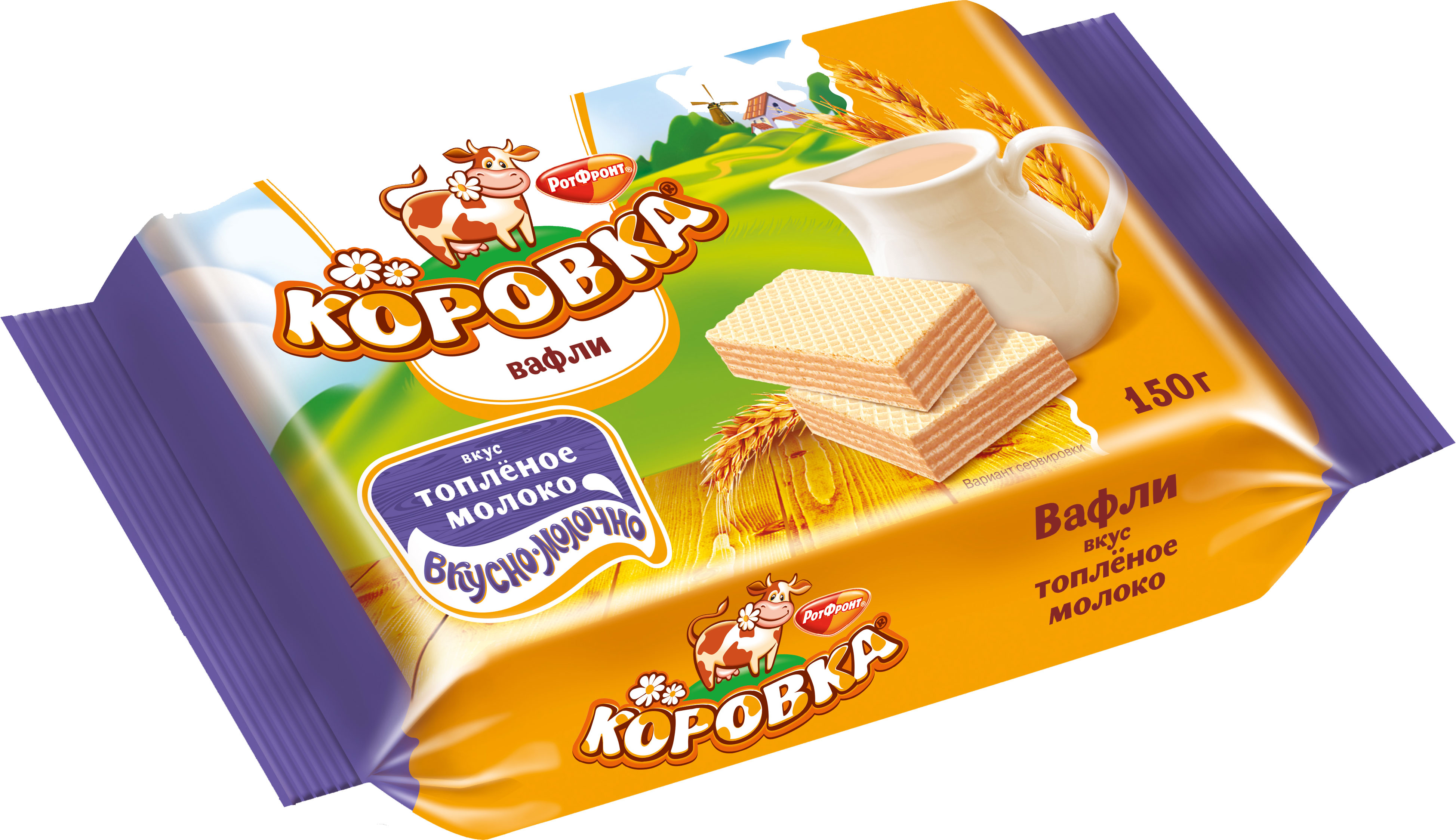 

Вафли Коровка Топленое молоко