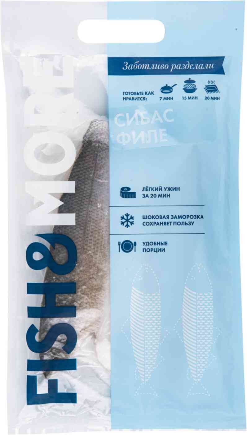 

Сибас замороженный Fish&More филе на коже 240 г