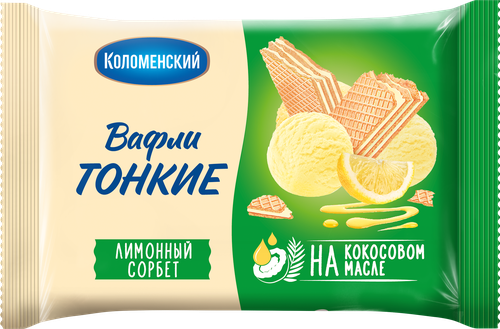 

Вафли Коломенский тонкие Лимонный сорбет 100 г