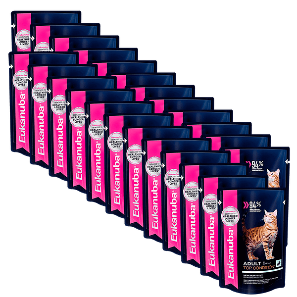 Корм для кошек EUKANUBA кролик в соусе конс. пауч 85г (упаковка - 24 шт)