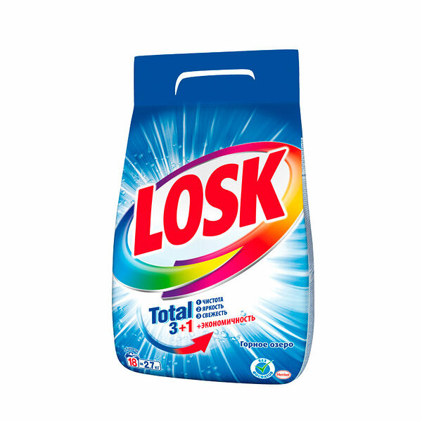 Порошок автомат для стирки Losk Горное Озеро 2.7 кг