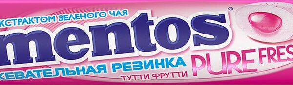 Жевательная резинка Mentos Pure Fresh Тутти Фрутти, 15.5г