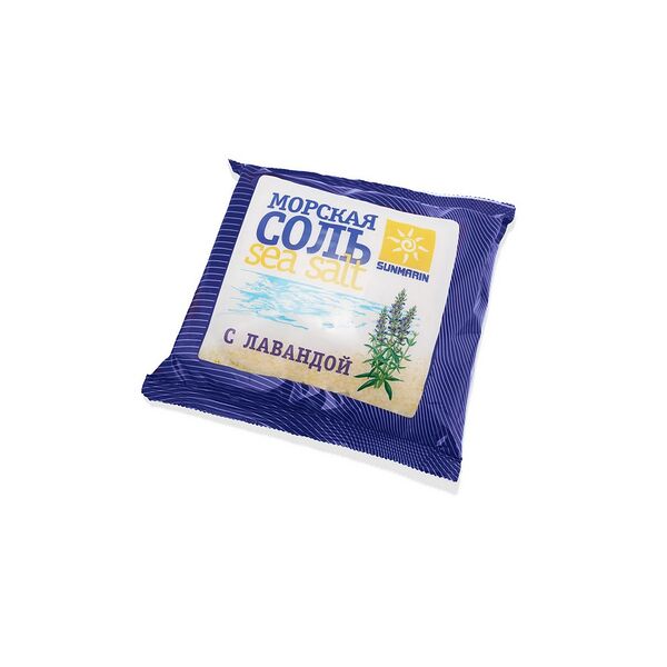 Соль морская природная с лавандой вес 1кг