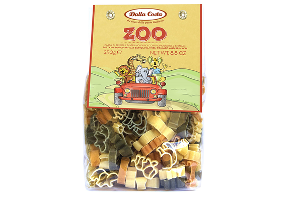 Макаронные изделия Zoo Dalla Costa с томатами и шпинатом