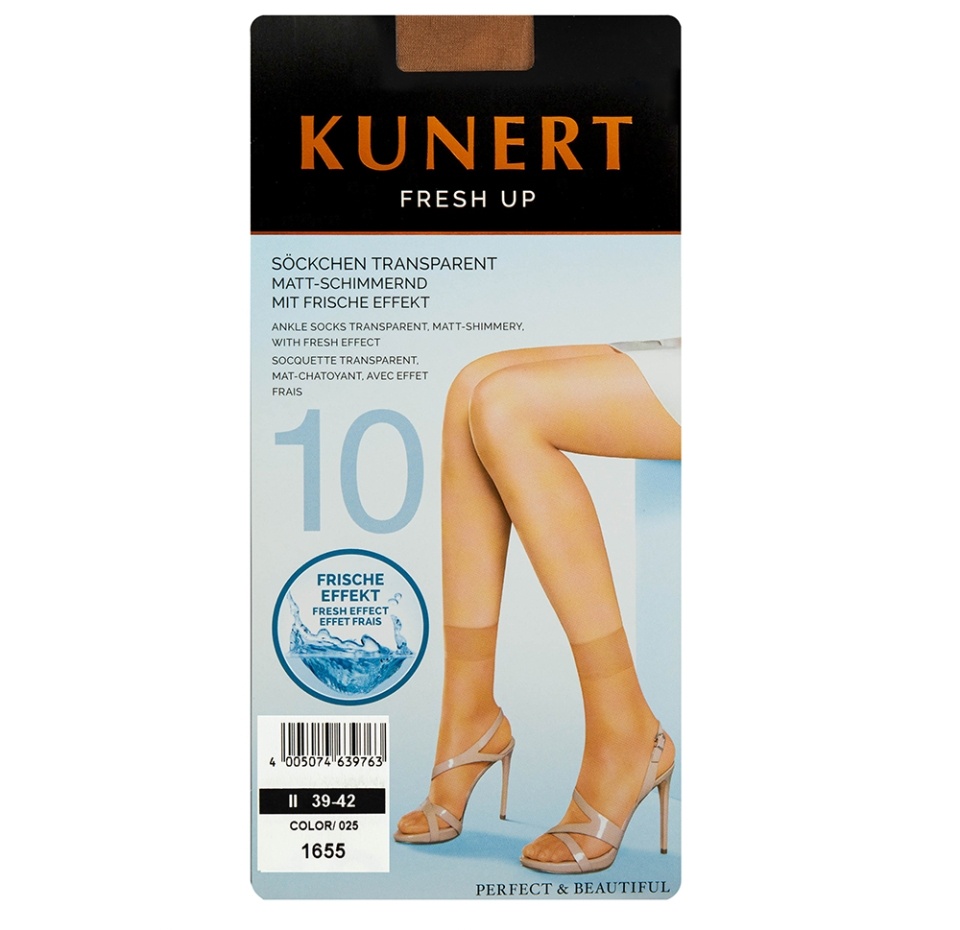 

Носки женские Kunert Fresh Up бежевые 10 den размер 39-42