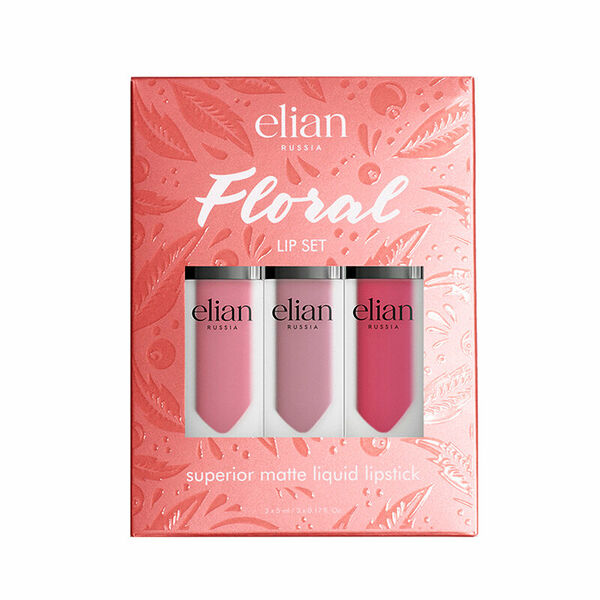 Набор помад Elian Russia Floral Lip Set 3 шт