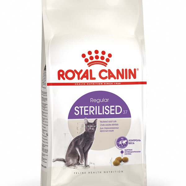 Корм Royal Canin Sterilised для стерилизованных кошек и кастрированных котов, курица 1200 г