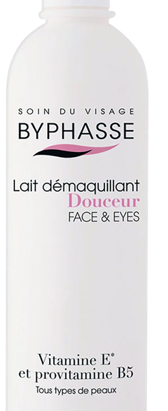 Молочко для лица и глаз Byphasse очищающее для всех типов кожи