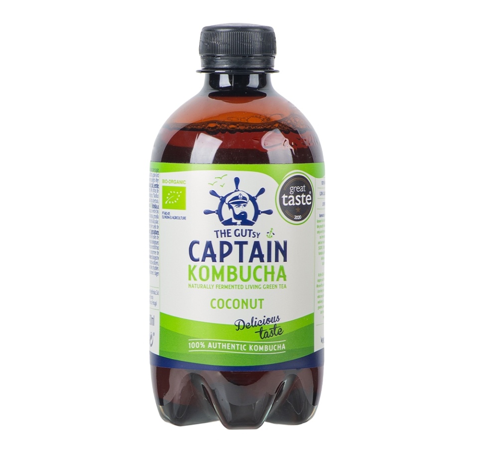 

Напиток Комбуча The GUTsy Captain Кокос 0.4л Португалия