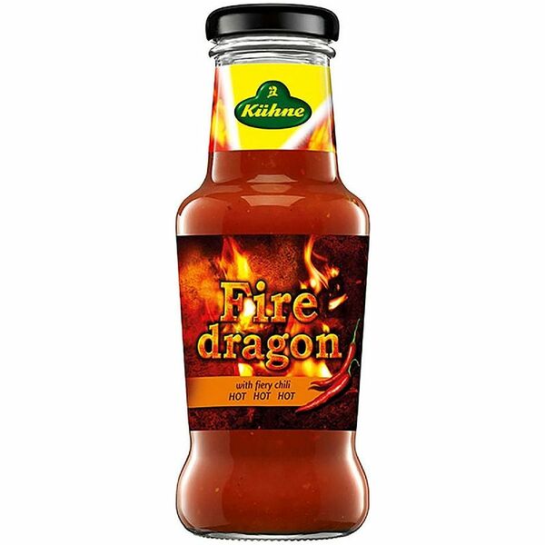 Соус Kuhne Fire Dragon Томатный с острым перцем чили, 250 г