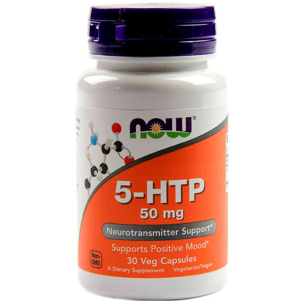 NOW 5-HTP капсулы 50 мг 30 шт