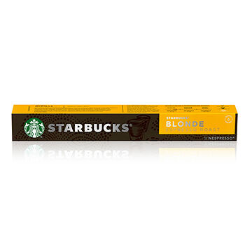 Кофе Starbucks Blonde Espresso Roast натуральный жареный молотый в капсулах для Nespresso 10х5,3г