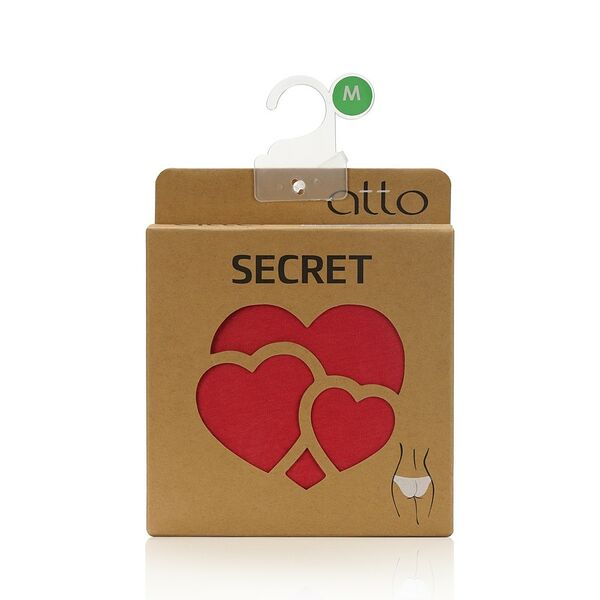 Женские трусы - слипы Atto Secret , Малиновый , M