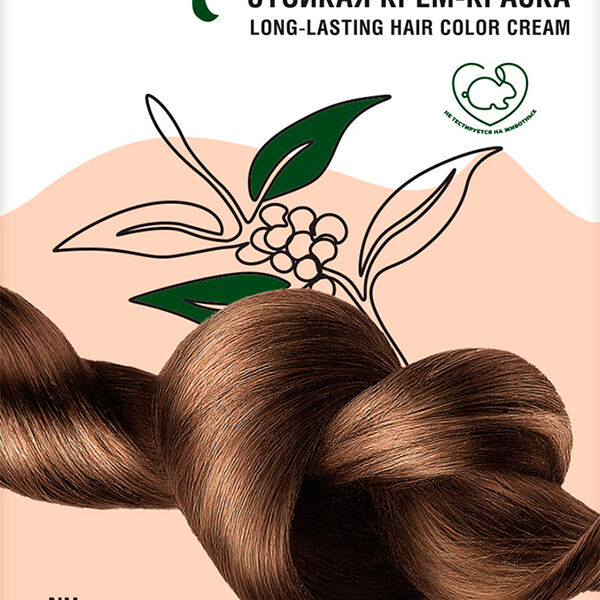 Краска для волос Fara Eco Line 7.7 Каштан